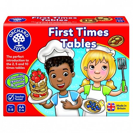 Joc educativ Tabla inmultirii pentru incepatori, Orchard Toys