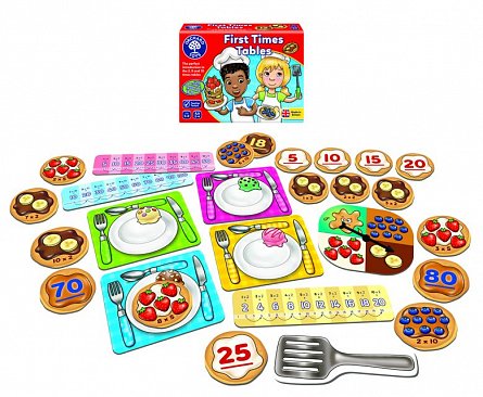 Joc educativ Tabla inmultirii pentru incepatori, Orchard Toys