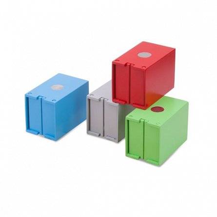 Containere din lemn New Classic Toys, 4 bucati
