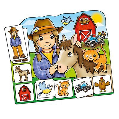 Joc educativ loto Old MacDonald, Orchard Toys