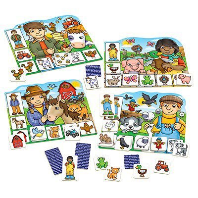 Joc educativ loto Old MacDonald, Orchard Toys