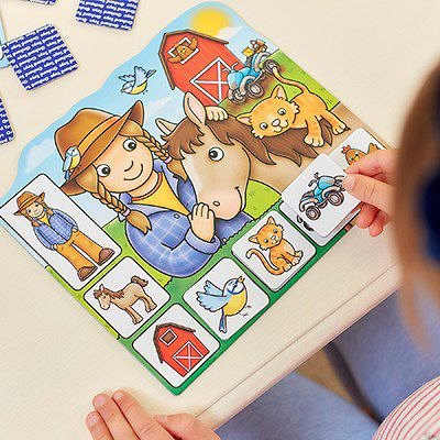 Joc educativ loto Old MacDonald, Orchard Toys
