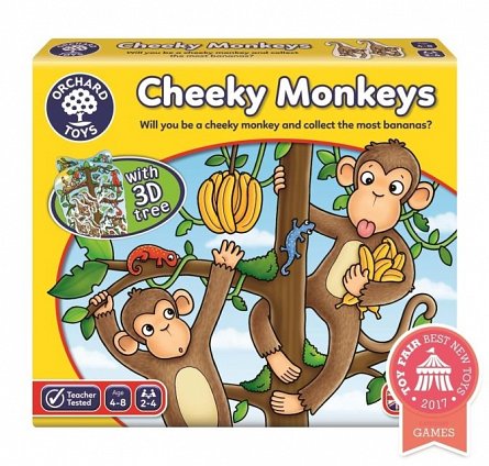 Joc educativ Cheeky Monkeys, Orchard Toys