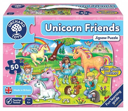 Puzzle Prietenii Unicornului, Orchard Toys