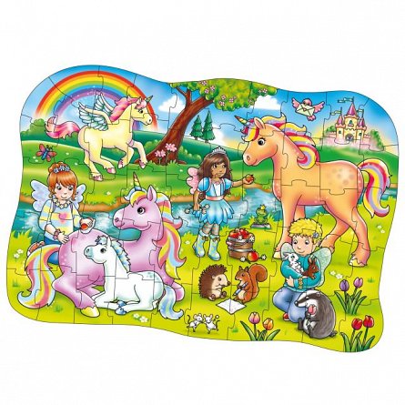 Puzzle Prietenii Unicornului, Orchard Toys