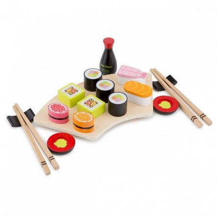 Set Sushi din lemn New Classic Toys