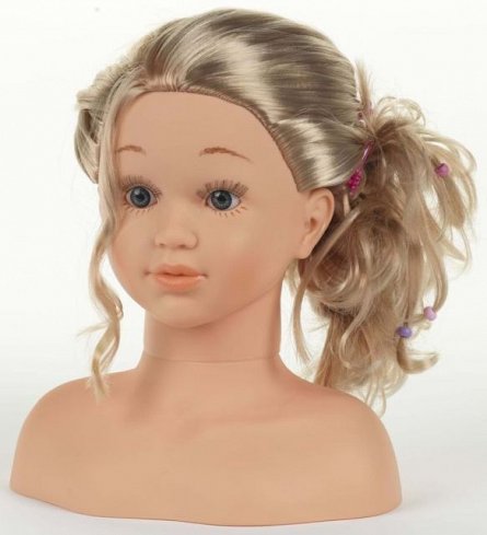 Papusa Klein Printesa Coralie - Bust pentru machiat si coafat