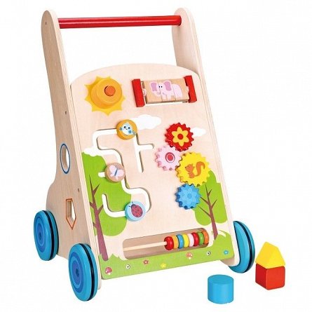 Premergator cu activitati 7 in 1 New Classic Toys Lelin