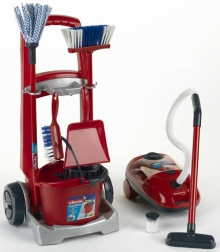 Set carucior curatenie cu aspirator Klein Vileda