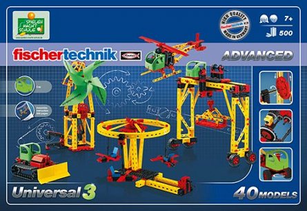 Set constructie Fischertechnik Advanced - Universal 3, 40 modele