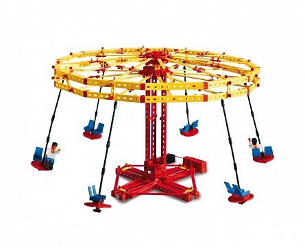 Set constructie Fischertechnik Advanced - Super Fun Park, 3 modele