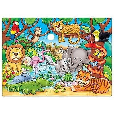 Puzzle cu activitati Cine este in jungla?, Orchard Toys