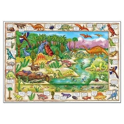 Puzzle Lumea dinozaurilor, 150 piese, Limba Engleza, Orchard Toys