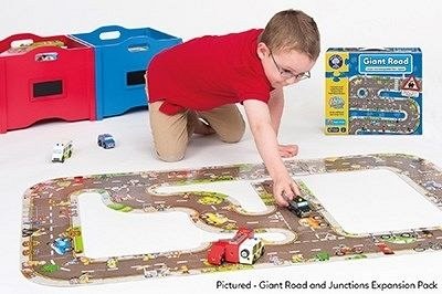 Puzzle de podea Traseu gigant de masini, 20 piese, Orchard Toys
