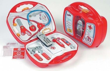 Trusa de doctor Klein cu telefon mobil