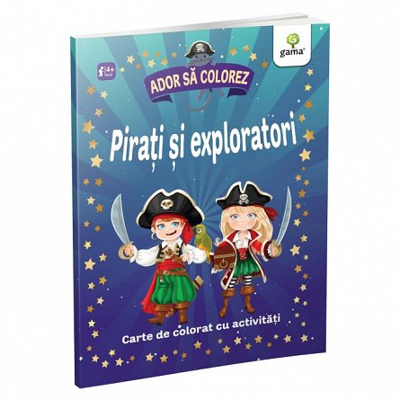 Pirati si exploratori. Ador sa colorez
