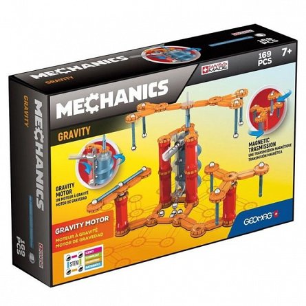 Geomag - Set constructie magnetic Gravity Motor System, 169 piese