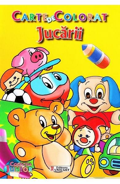 Jucarii. Carte de colorat