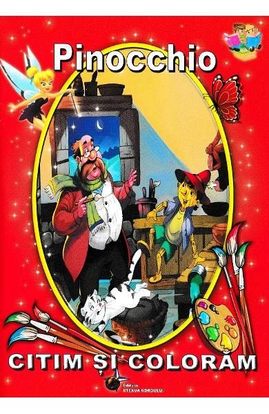 Pinocchio. Citim si coloram