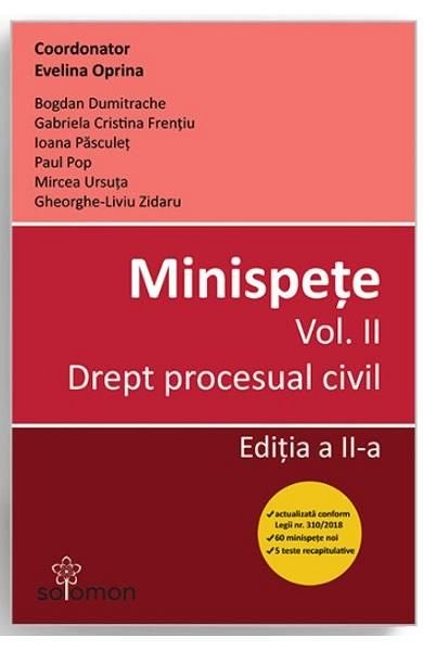 Minispete vol. 2. drept procesual civil ed.2