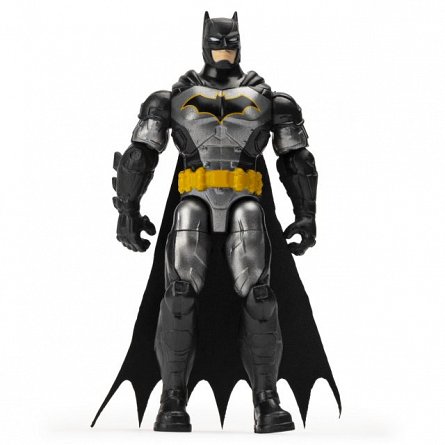 Figurina Batman, The caped crusader - Batman Tactical, cu 3 accesorii, 10 cm