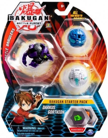 Figurine Bakugan Starter Pack- Darkus Gorthion