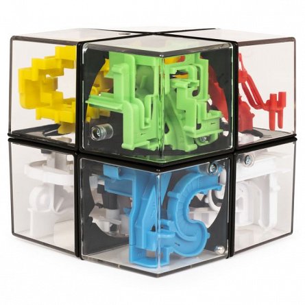 Joc Perplexus - Rubiks Hybrid, cub cu 100 de obstacole
