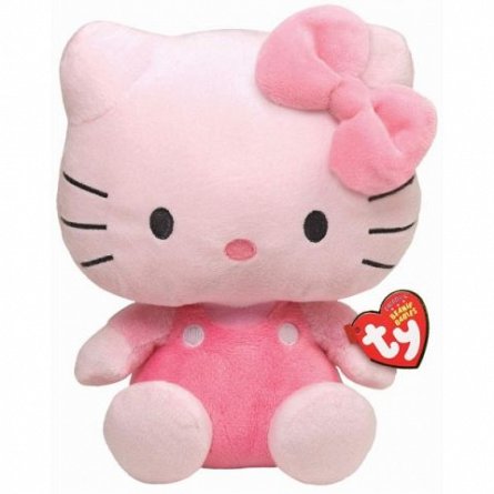 Plus TY Beanie Babies - Hello Kitty, Roz, 15 cm