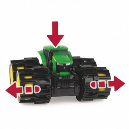 Tractor John Deere - Monster Treads, cu roti gigantice