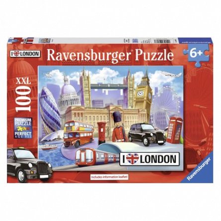 Puzzle Londra, 100 piese, Ravensburger