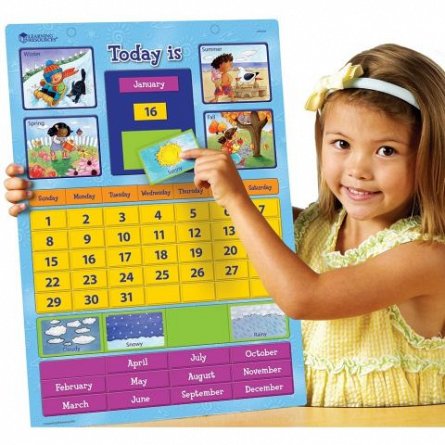 Calendar educativ magnetic, Learning Resources