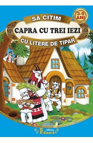 Capra cu trei iezi. Sa citim cu litere de tipar