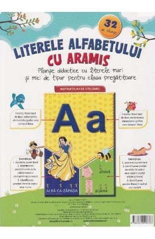 Literele alfabetului cu aramis 32 de planse