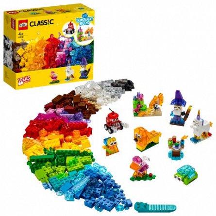 LEGO Classic - Caramizi transparente 11013