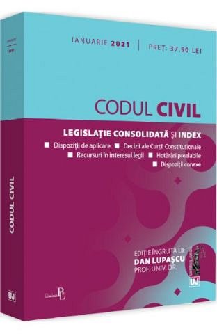 Codul civil. Ianuarie 2021