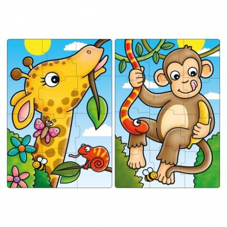 Puzzle Primii Prieteni din Jungla, Orchard Toys