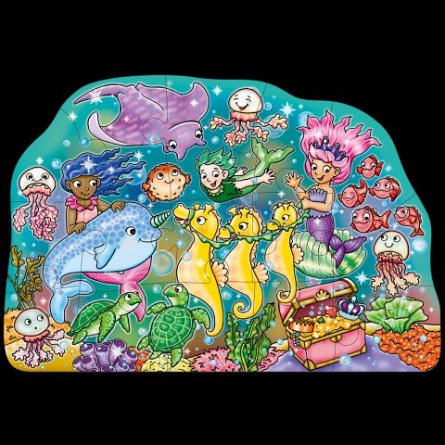 Puzzle de podea Distractia Sirenelor, Orchard Toys