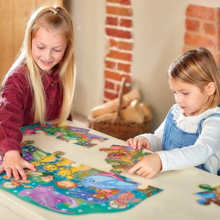 Puzzle de podea Distractia Sirenelor, Orchard Toys