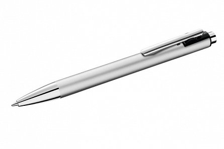 Pix Pelikan Snap K10, cu mecanism, M, albastru, corp metalic, Silver