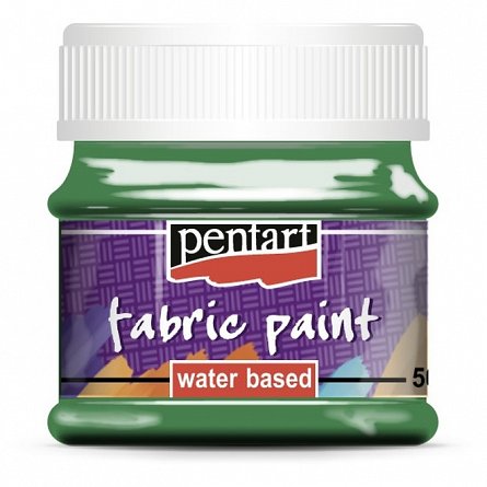 Vopsea pentru textile Pentart 50ml, verde