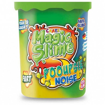 Craze Magic Slime - Pooupsie Noise, cu sunete amuzante, diverse culori