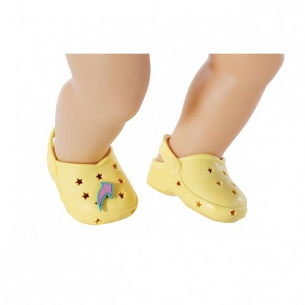 Accesorii Zapf Baby Born - Papucei cu insigne, 43 cm, diverse modele