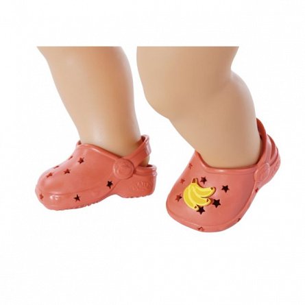 Accesorii Zapf Baby Born - Papucei cu insigne, 43 cm, diverse modele