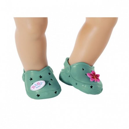 Accesorii Zapf Baby Born - Papucei cu insigne, 43 cm, diverse modele
