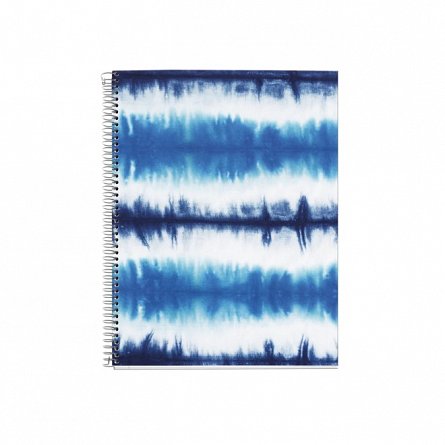 Caiet cu spira A4, 120 file, dictando, 4 subiecte, MiquelRius Tie Dye, Mystic