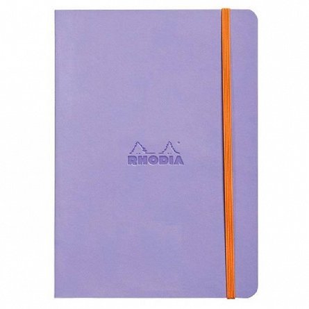 Agenda A5, 80 file, dictando, softcover, Rhodia Rhodiorama, mov Iris