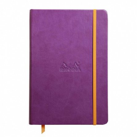 Agenda A5, 96 file, dictando, hardcover, Rhodia Rhodiorama, purple