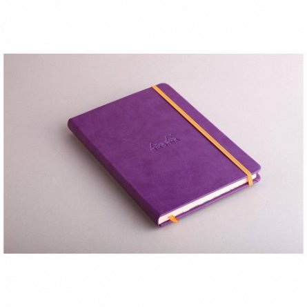 Agenda A5, 96 file, dictando, hardcover, Rhodia Rhodiorama, purple
