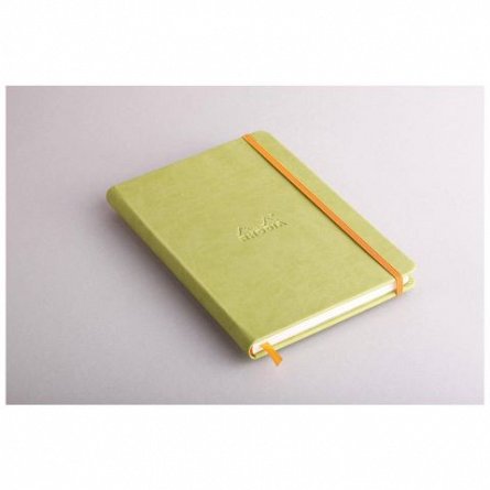 Agenda A5, 96 file, dictando, hardcover, Rhodia Rhodiorama, verde Anise