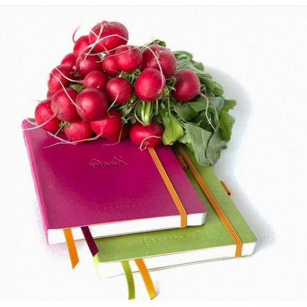 Agenda A5, 96 file, dictando, hardcover, Rhodia Rhodiorama, verde Anise